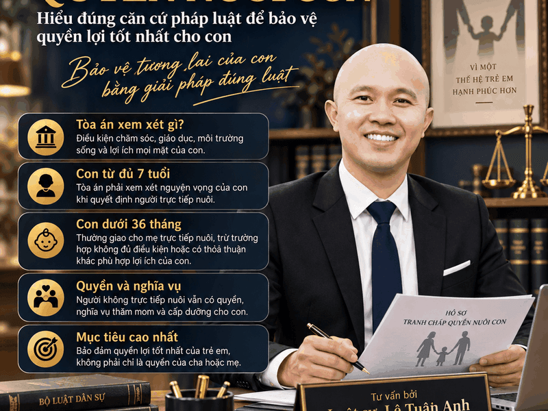 TRANH CHẤP QUYỀN NUÔI CON