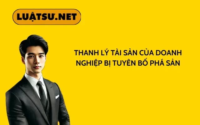 Thanh lý tài sản của doanh nghiệp bị tuyên bố phá sản