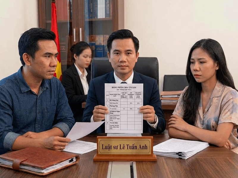 Luật sư tư vấn Chia tài sản khi sống chung như vợ chồng