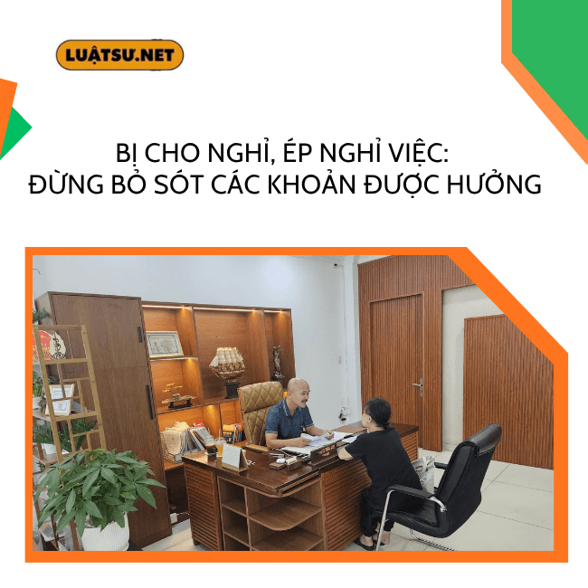 Bị cho nghỉ, ép nghỉ việc được hưởng những khoản nào? Tìm hiểu trợ cấp thôi việc, mất việc, thất nghiệp và bồi thường theo quy định pháp luật.