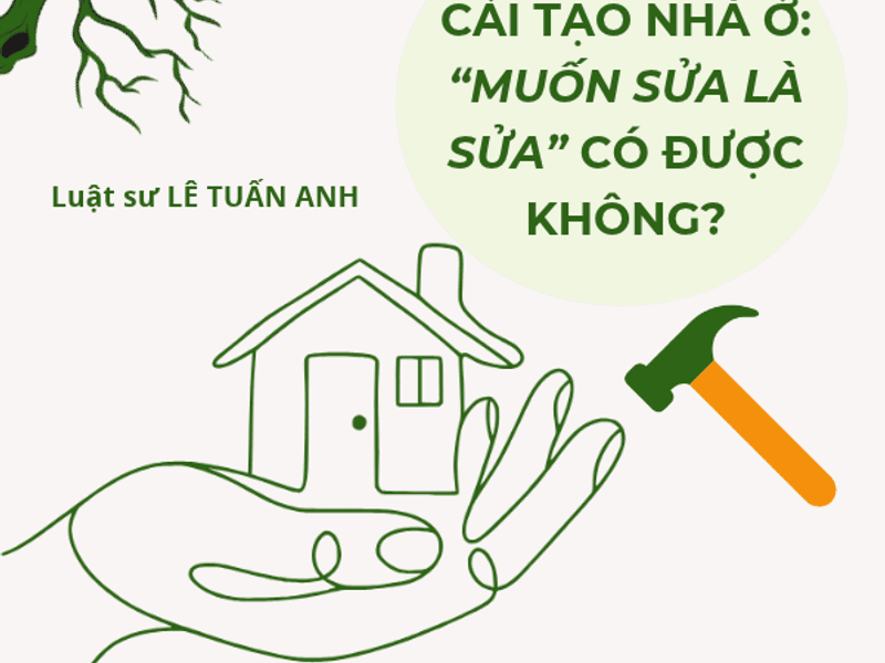 Cải tạo nhà ở không xin phép có bị phạt? Cập nhật Luật Xây dựng 2025, Nghị định 339/2026: khi nào được miễn phép, mức phạt, cách xử lý.