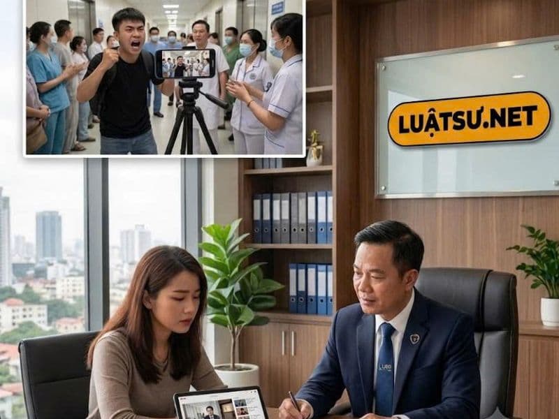 Gây rối trật tự công cộng: Livestream tại bệnh viện có bị phạt?