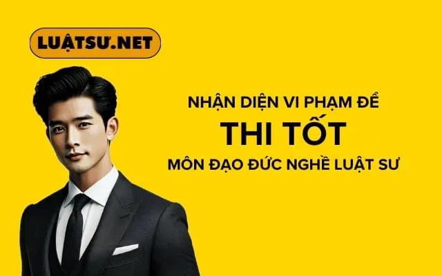 Nhận diện vi phạm để thi tốt môn Đạo Đức nghề Luật sư
