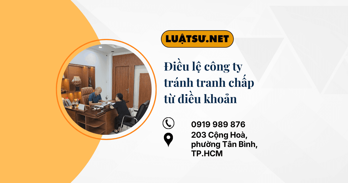 Ảnh đại diện Ls tư vấn Điều lệ công ty
