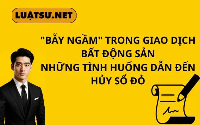 Bẫy Ngầm Trong Giao Dịch Bất Động Sản Những Tình Huống Dẫn Đến Hủy Sổ Đỏ