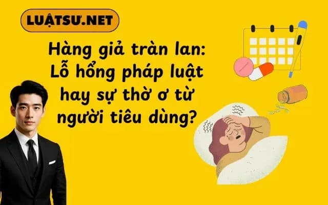Hàng giả tràn lan – Lỗ hổng pháp luật hay sự thờ ơ từ người tiêu dùng