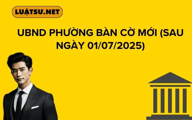 UBND PHƯỜNG BÀN CỜ (Sau ngày 01/07/2025)
