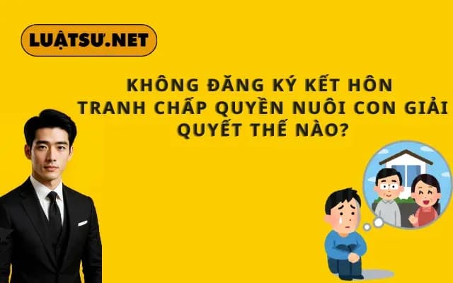 Không Đăng Ký Kết Hôn – Tranh Chấp Quyền Nuôi Con Giải Quyết Thế Nào