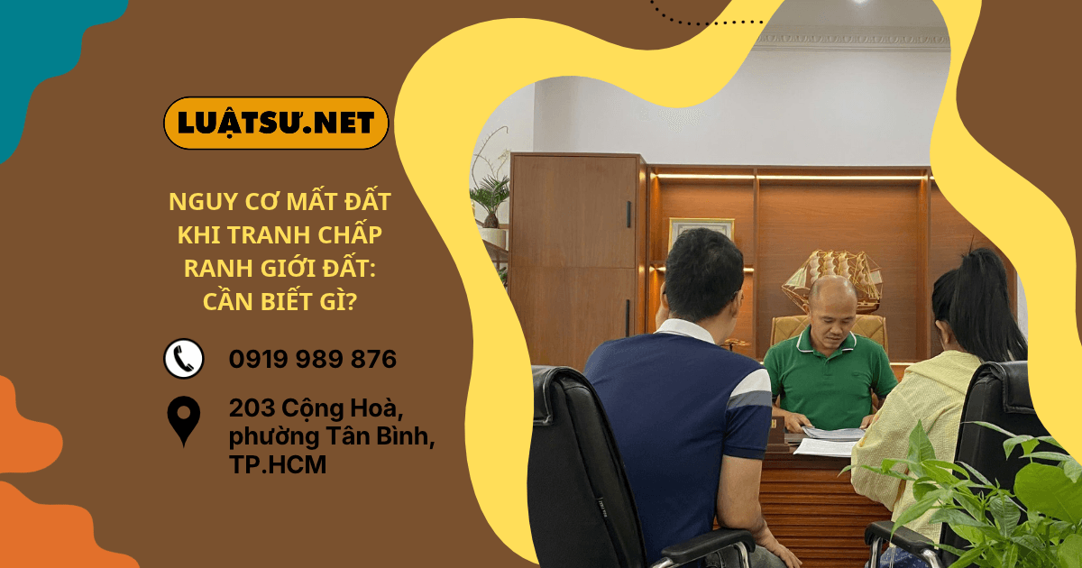 Ảnh đại diện Ls tư vấn NGUY CƠ MẤT ĐẤT KHI TRANH CHẤP RANH GIỚI ĐẤT_ CẦN BIẾT G