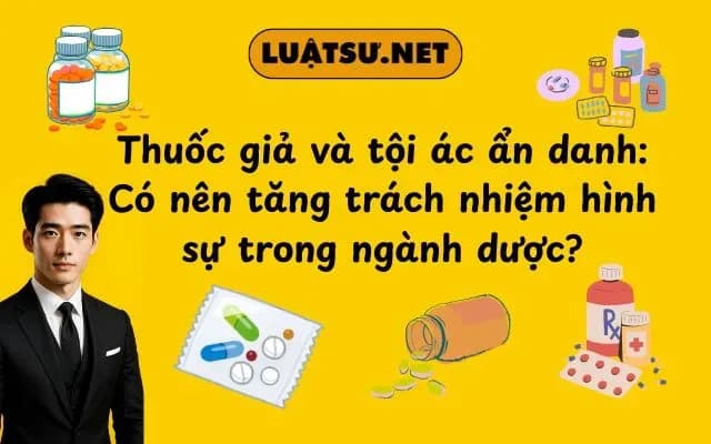 Thuốc giả và tội ác ẩn danh – Có nên tăng trách nhiệm hình sự trong ngành dược