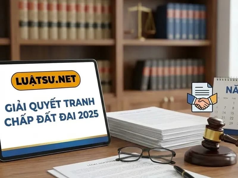 Giải quyết tranh chấp đất đai 2025: Quy trình, Thẩm quyền và Án phí mới nhất