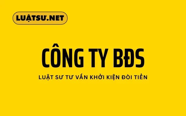 luật sư tư vấn khởi kiện công ty bất động sản