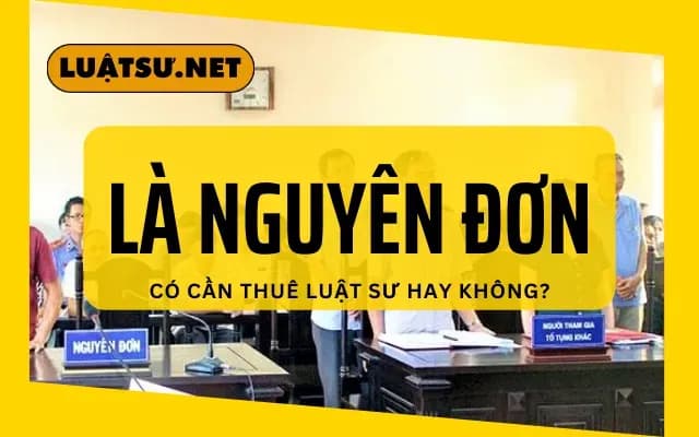 Nguyên đơn trong 1 vụ kiện có cần thuê Luật sư hay không?