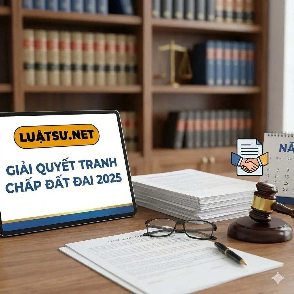 Giải quyết tranh chấp đất đai 2025: Quy trình, Thẩm quyền và Án phí mới nhất
