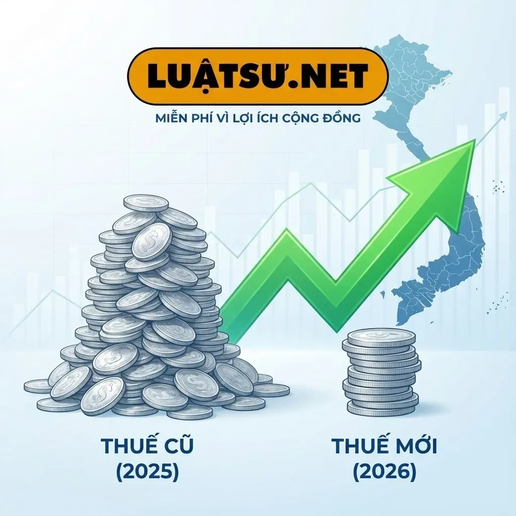 Ra mắt Công cụ Tính thuế Thu nhập Cá nhân 2026: Chính xác, Nhanh chóng & Hoàn toàn Miễn phí từ LUẬTSƯ.NET