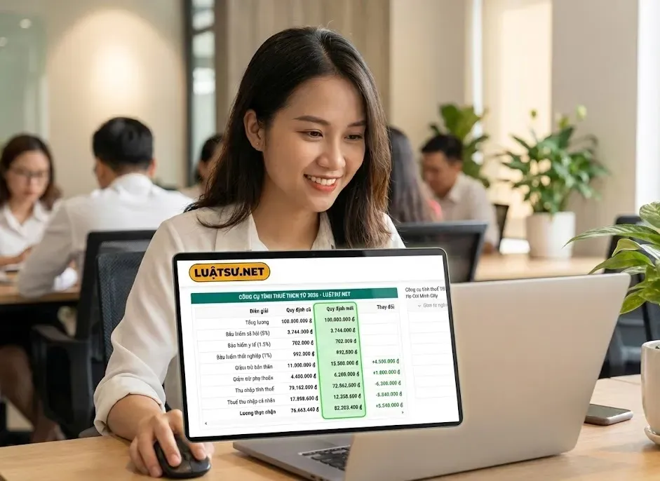 Ra mắt Công cụ Tính thuế Thu nhập Cá nhân 2026: Chính xác, Nhanh chóng & Hoàn toàn Miễn phí từ LUẬTSƯ.NET