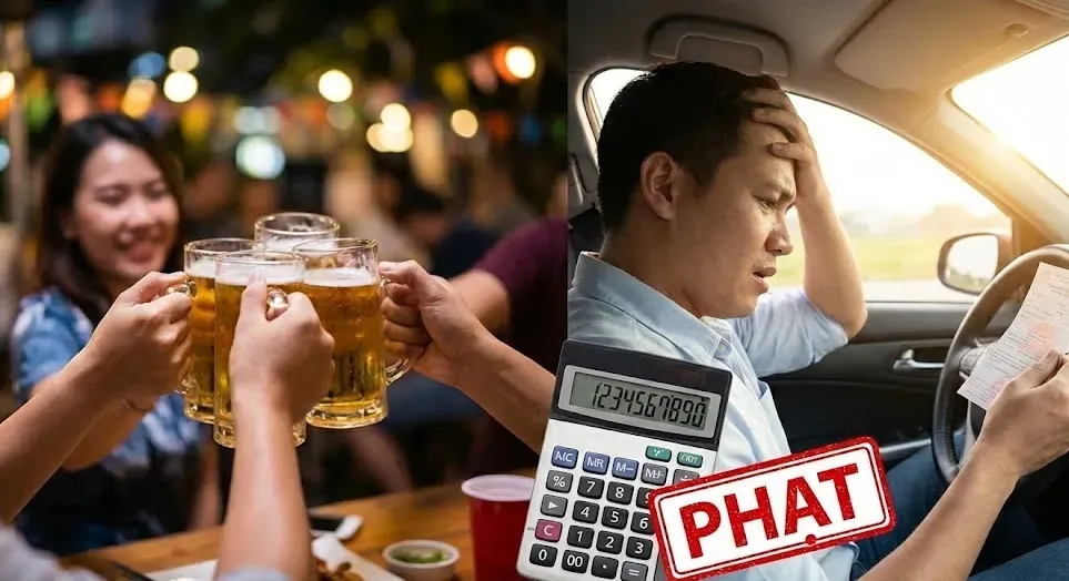 Uống rượu tối hôm trước, sáng hôm sau lái xe đi làm có bị phạt "Nồng độ cồn"?
