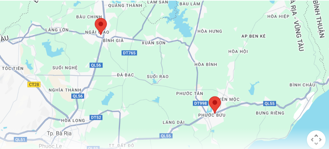 Vị trí Tòa án nhân dân khu vực 16 - TP. Hồ Chí Minh